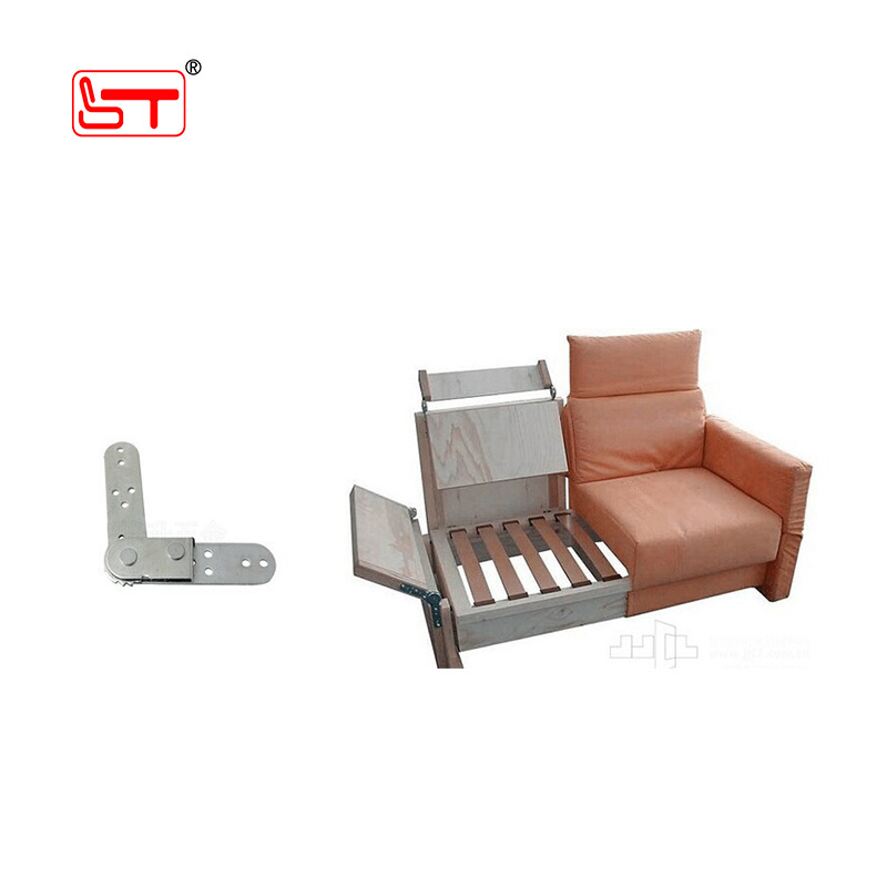 Furniture accessories white galvanized 90 degree locking hinges