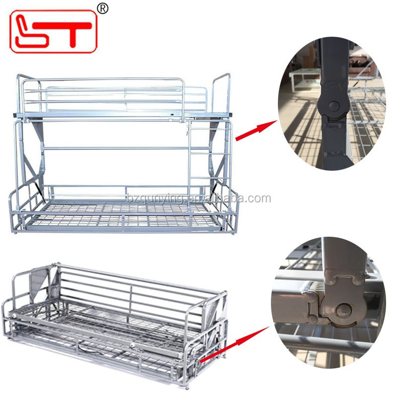 Furniture hardware adjustable metal bunk bed sofa mechanism