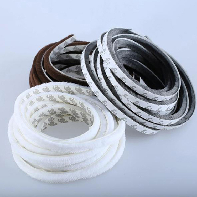 Door and window Self adhesive tapes wool brush sealing strip