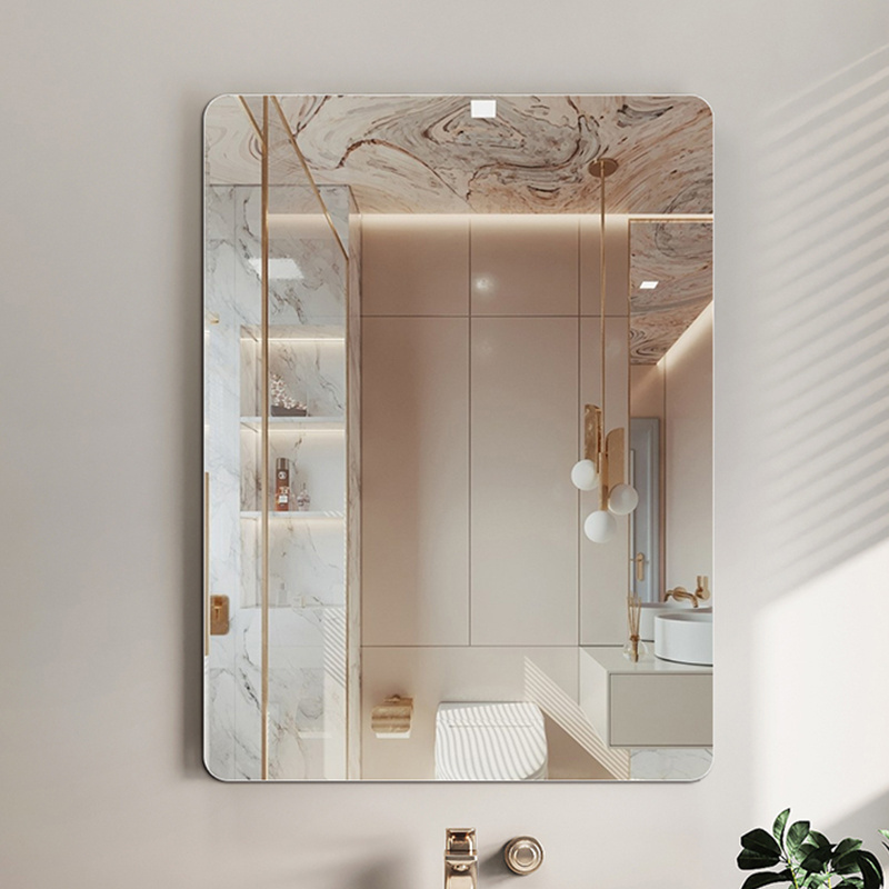 High definition Square Rectangle Waterproof Unbreakable  Acrylic Mirror Sheet Wall Decor Full Length Adhesive Mirror