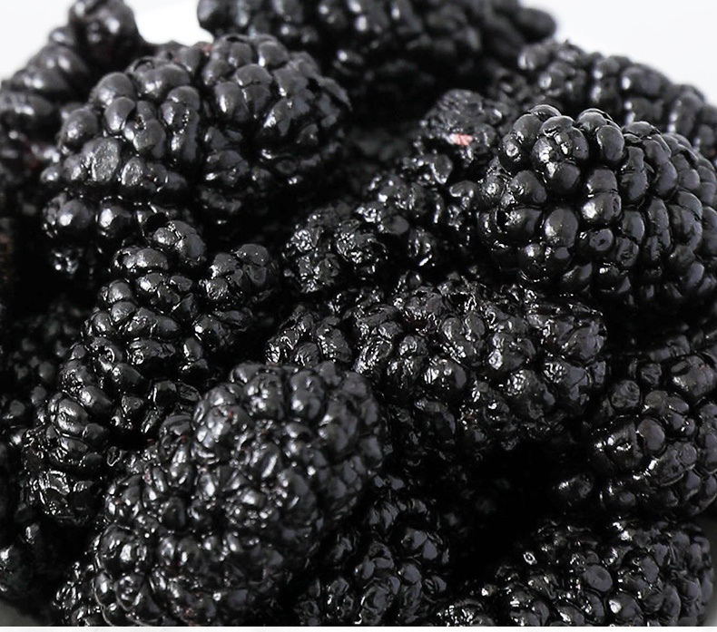 Healthy Dried Mulberry Fruit Instant Snacks for Tea Chinese Wholesale Edible Black Anhui AD Nuts and Dried Fruit Sweet 18 Months