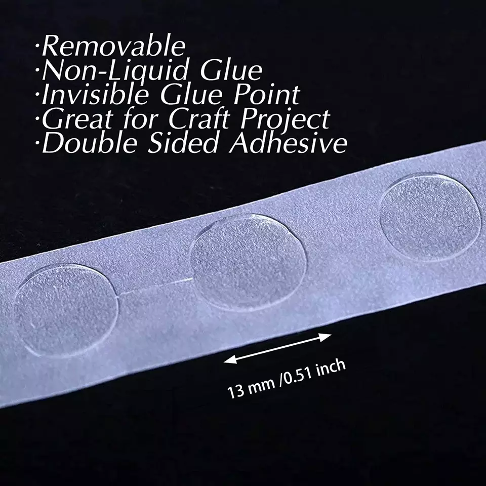 Double-Sided Viral Nano Tape For Posters Walls Crafts, Round Sticky Dots No Traces Adhesive Nano Tape Balloon