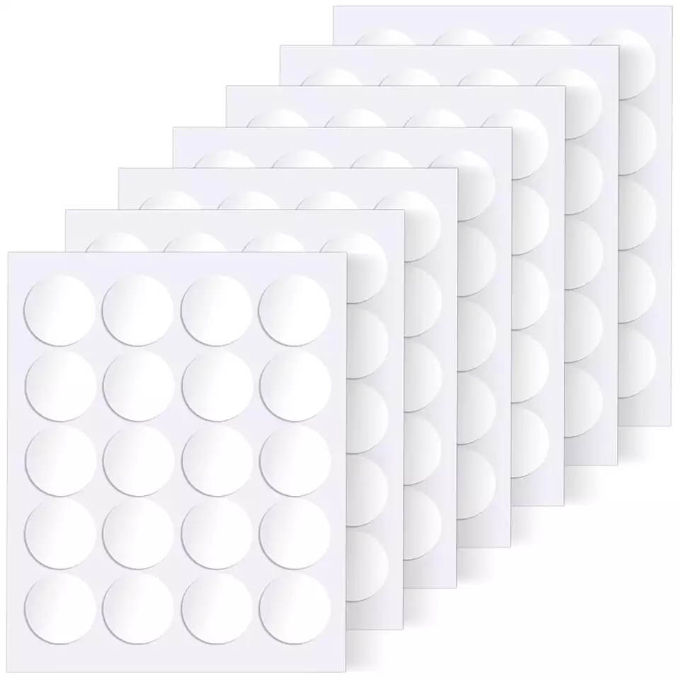 Double-Sided Glue Dots Sticker for Posters Walls Crafts, Round Sticky Dots No Traces Adhesive Putty Sticker Balloon Glue Dot