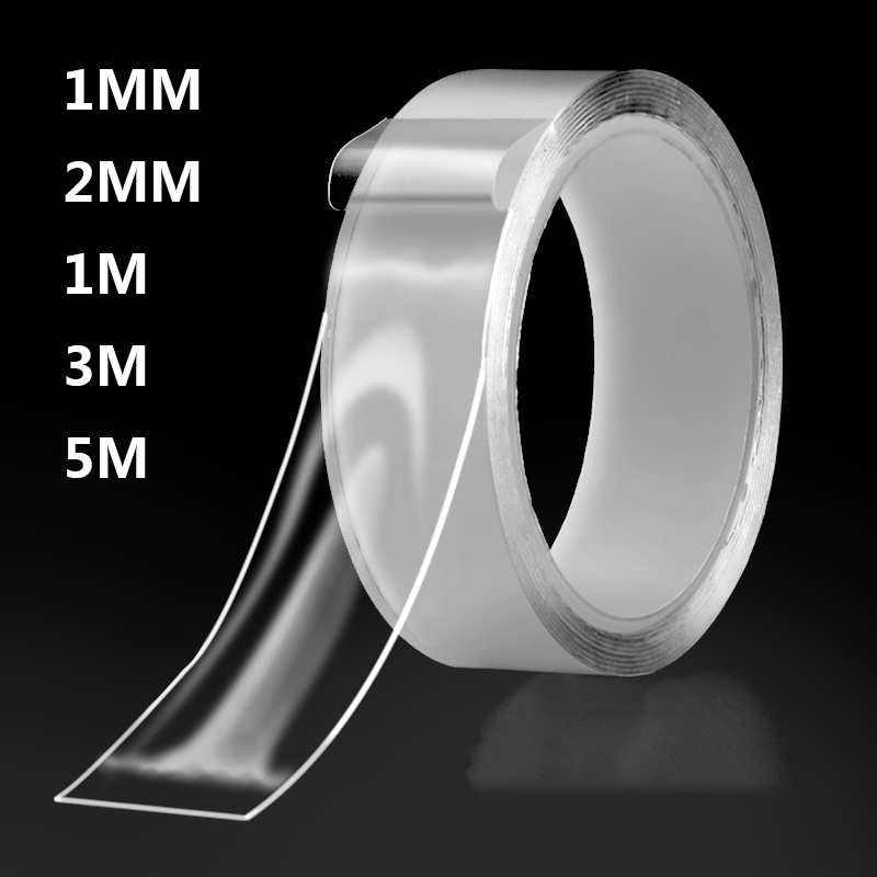 9.84 FT/16.4FT Sided Transparent Reusable Cheap Good Price Nano Double Sided Tape Heavy Duty