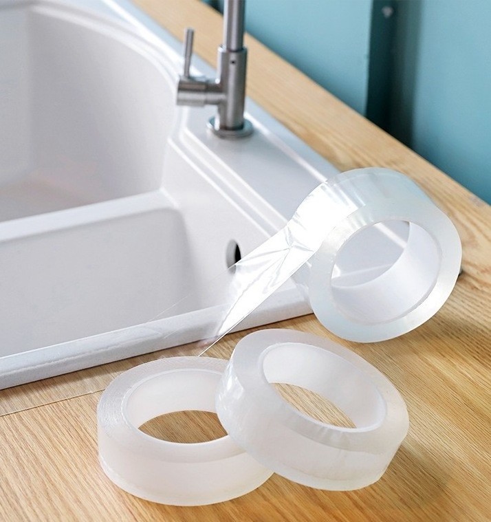 38mm*3.2M PVC/PET Waterproof And Mildewproof Self-adhesive Acrylic Clear Kitchen Sink Sealing Tape Waterproof