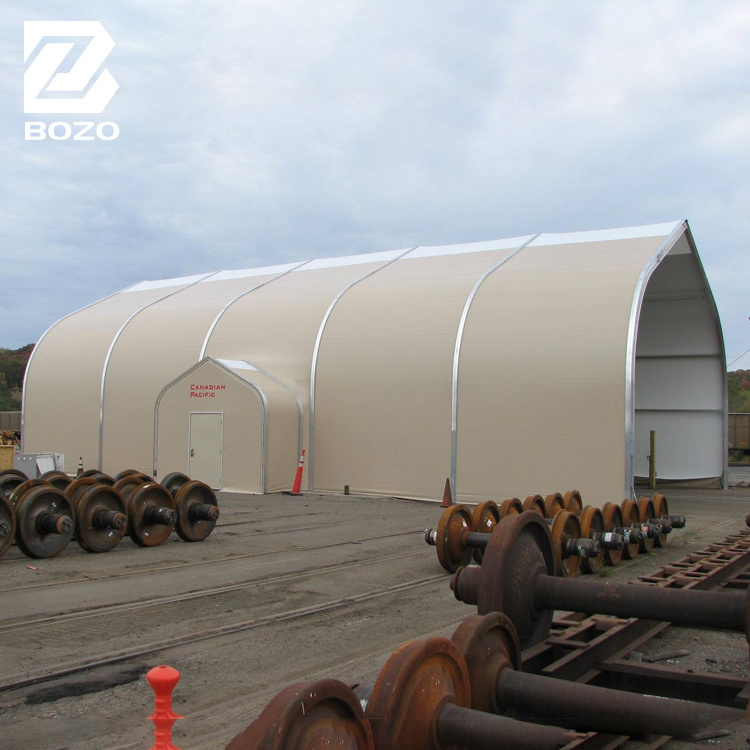 China Factory Price Aluminium Outdoor Airplane Shelter Aircraft Storage Hangar Curved Tent For Airport