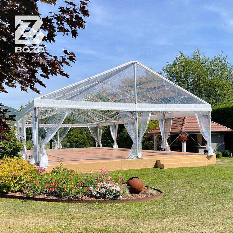 Large Durable Transparent Clearspan Structure Tents for Wedding Events