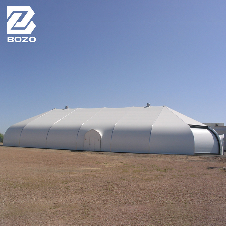 China Factory Price Aluminium Outdoor Airplane Shelter Aircraft Storage Hangar Curved Tent For Airport