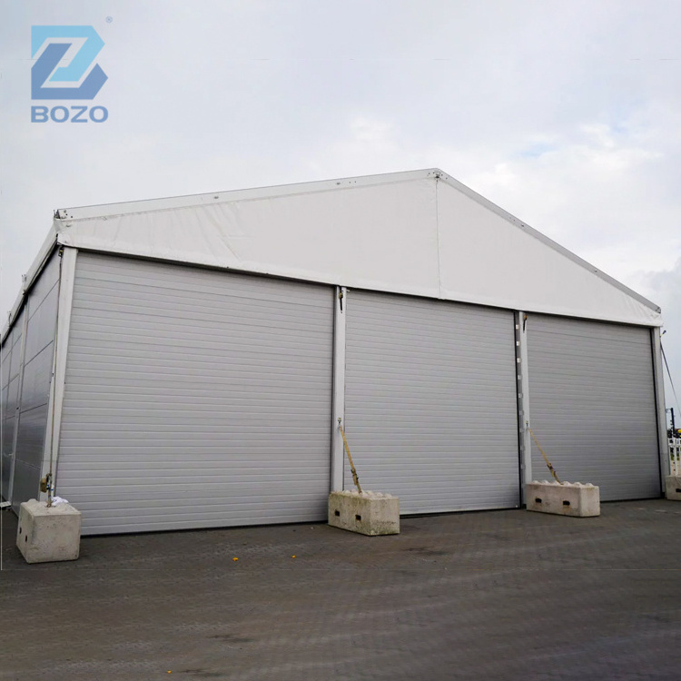 Factory Prefabricated Storage Shed Cover Shelter Outdoor Heavy Duty Aluminum Alloy Structure Industrial Warehouse Tent