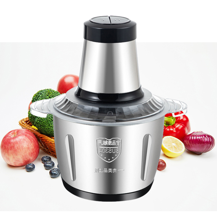 Household food processor mixer portable automatic chopper fruit 3l, meat grinder/