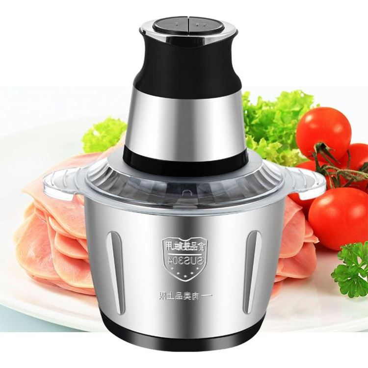 Multifunctional mini processor chopper fruit foor glass 2l and vegetable cup electric, meat grinder/