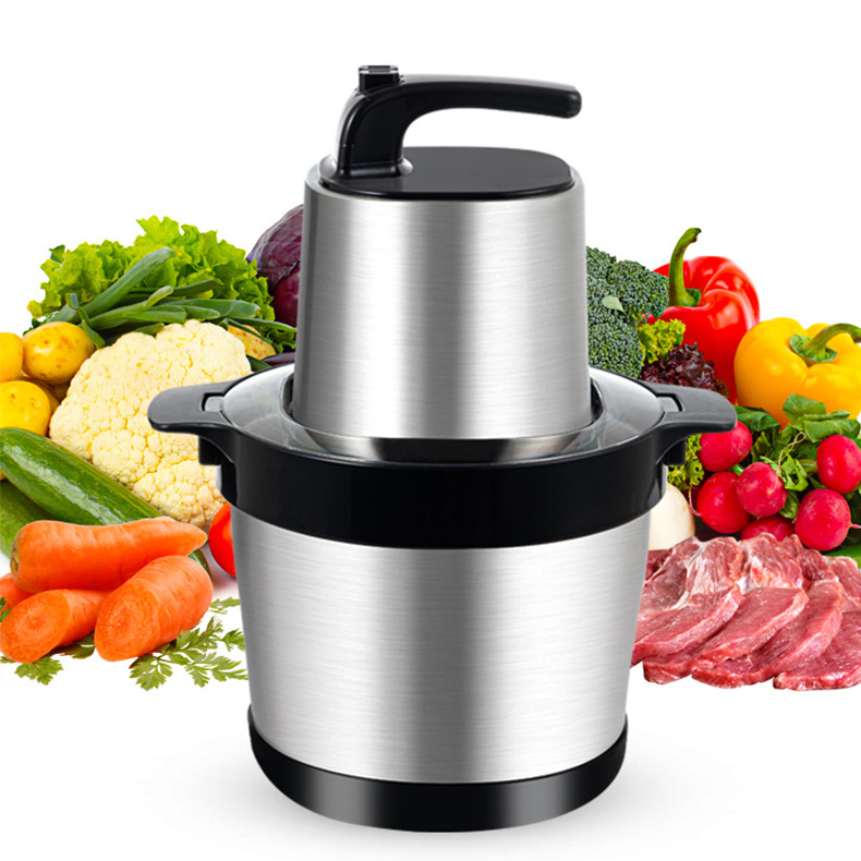 electric meat cutter chopper mincer machine food chopper garlic crusher meat grinder electric yam pounder 12l meat chopper