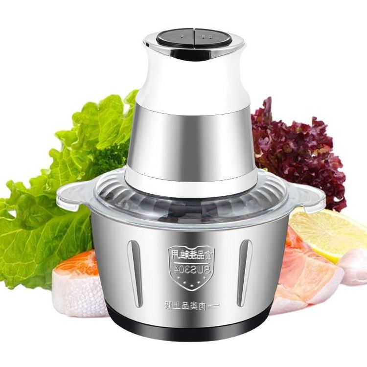 Meat grinder steel quality high hotel stainless electric professional food, chopper vegetable/