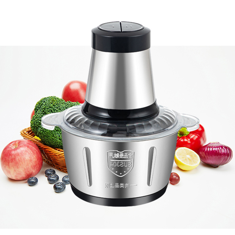 Household food processor mixer portable automatic chopper fruit 3l, meat grinder/