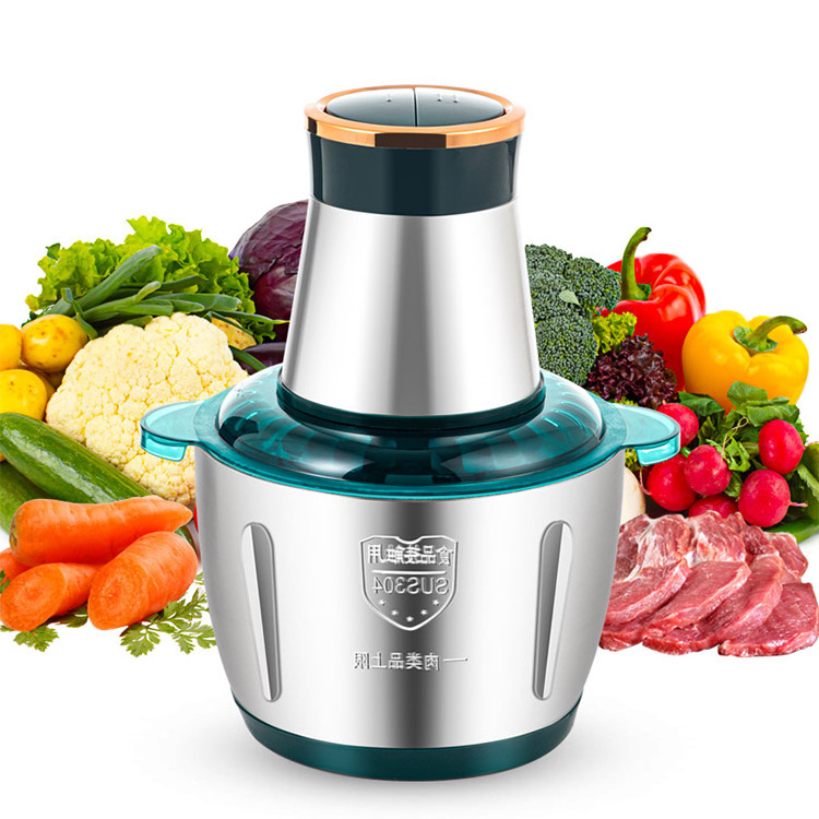 stainless steel cutter professional universal vegetable quick to chop and mix vegetable slicing food processor