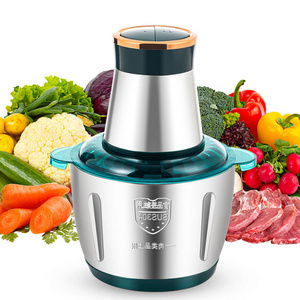 Multifunction Hot 2023 3L, Food Grinder Glass Bowl 800W Electric Mixer Household Meat Chopper for sale/