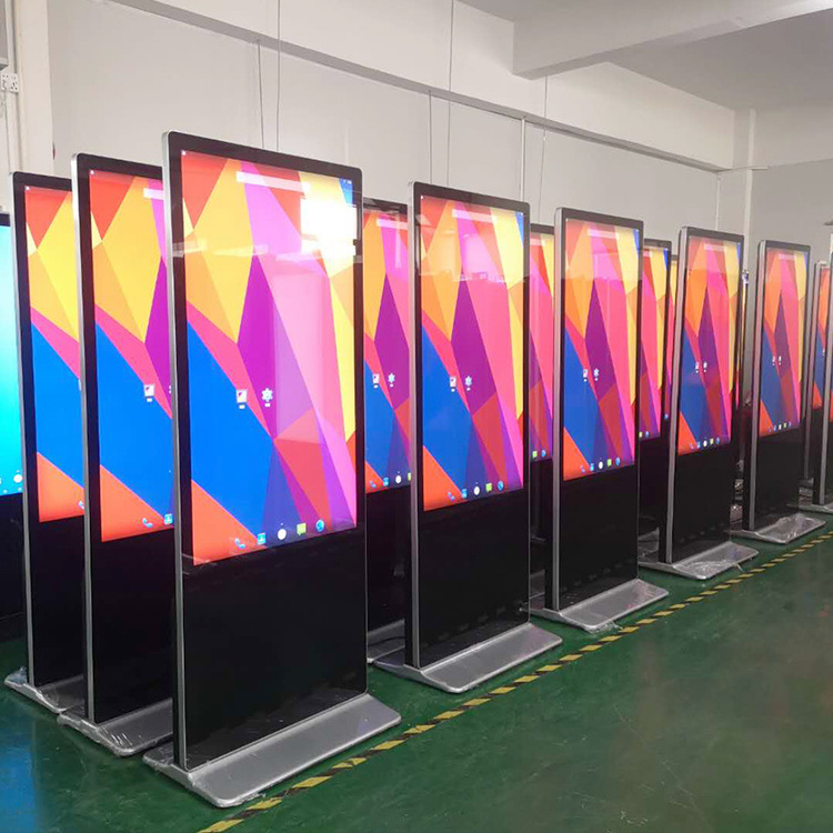 Digital Signage Advertising Video Player Indoor  Floor Standing Touch Screen Interactive LCD Totem Display Kiosk