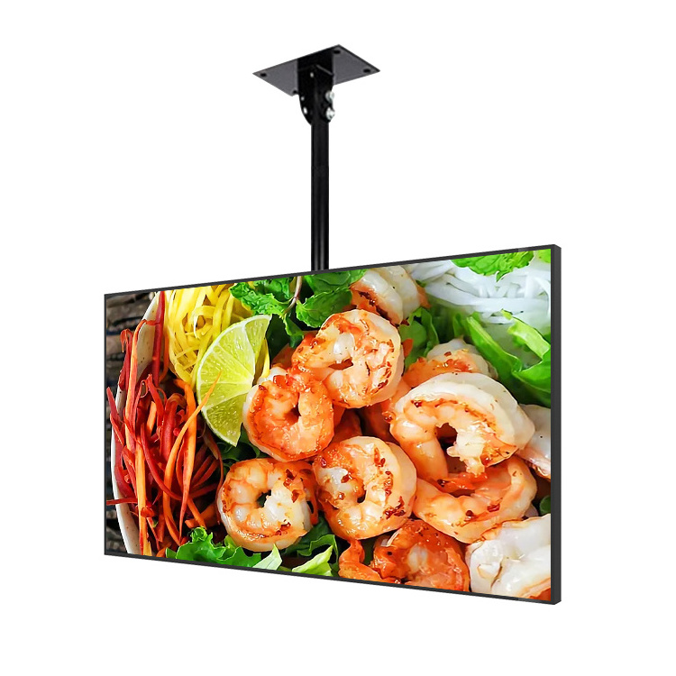 Hushida Wall Mounted 50 inch Customized Lcd Digital Signage Lcd Advertising Player Digital Menu System For Uk