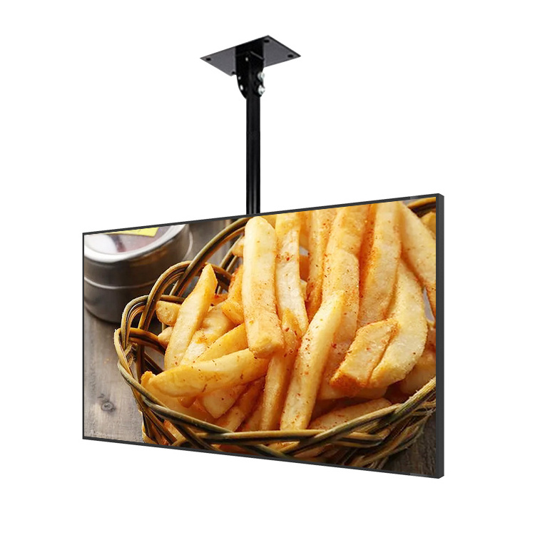 Hushida Wall Mounted 50 inch Customized Lcd Digital Signage Lcd Advertising Player Digital Menu System For Uk