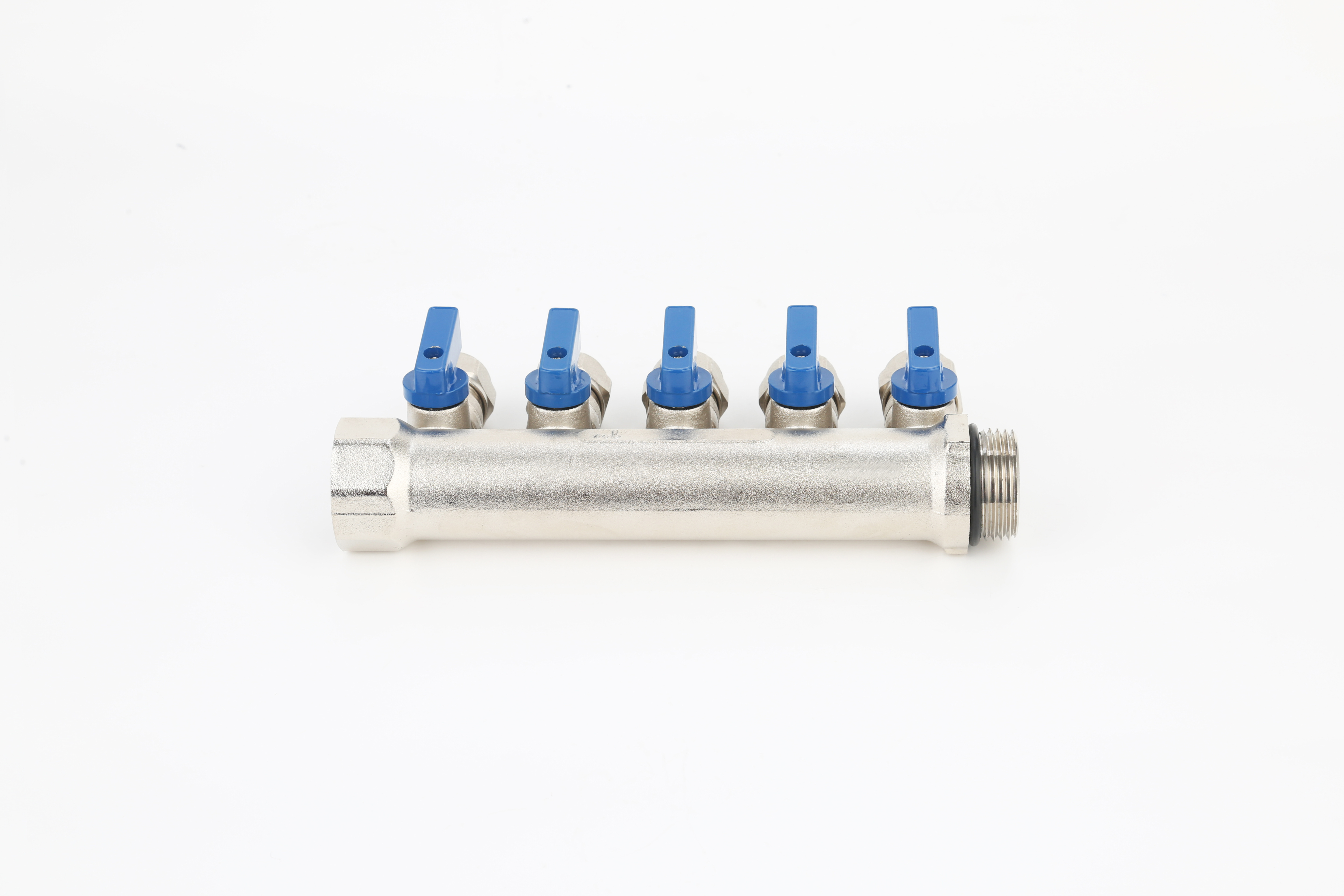 ZHONGLIANG ZL-1160 2,3,4,5 Ports brass ball manifold multiplex plumbing manifold  with Shut Off Valves