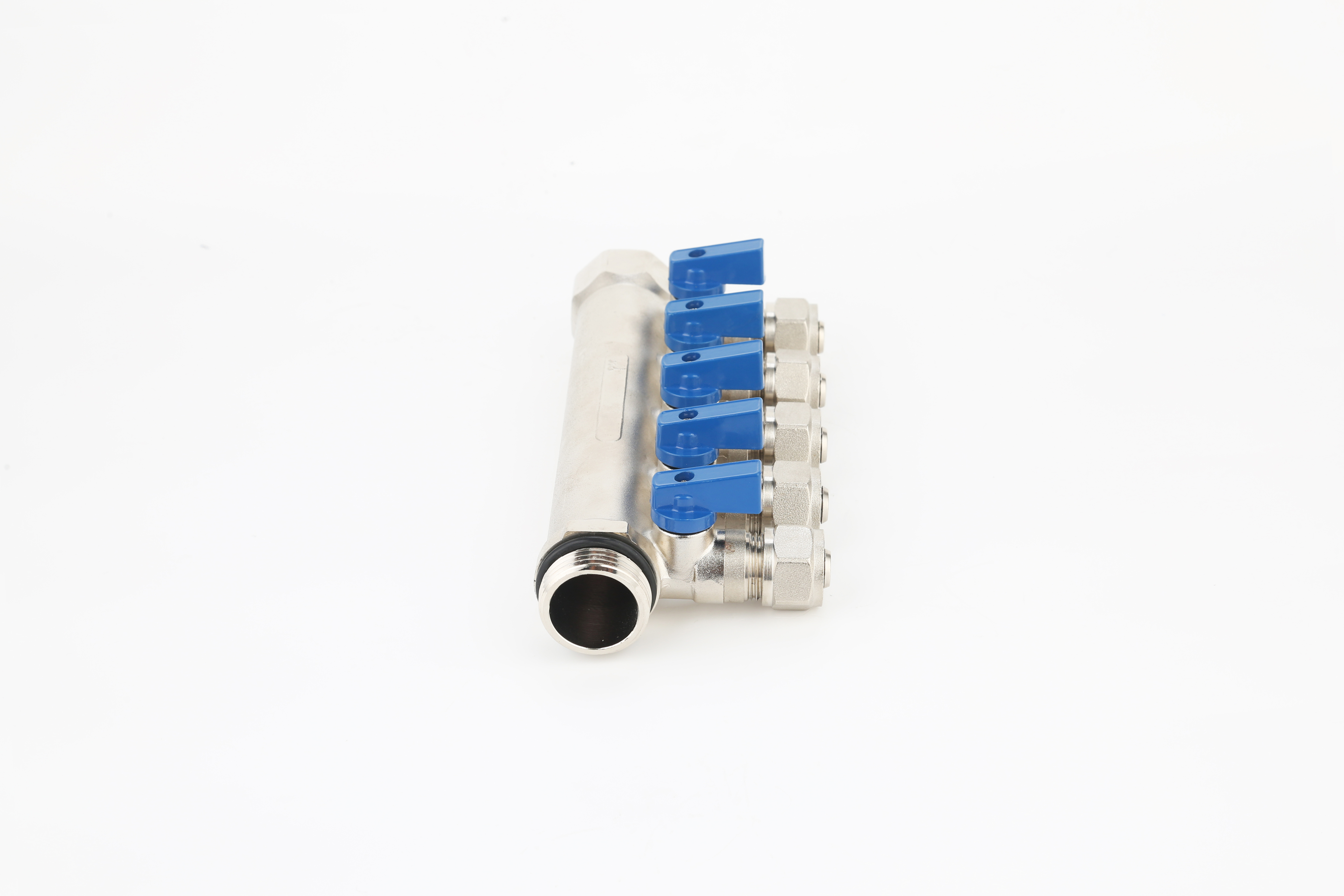 ZHONGLIANG ZL-1160 2,3,4,5 Ports brass ball manifold multiplex plumbing manifold  with Shut Off Valves