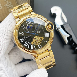 2022 Luxury Fashionable  Automatic mechanical Tourbillon  Steel band men's fashion watches