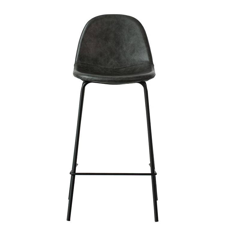 kitchen breakfast high counter bar stool modern leather velvet bar chairs