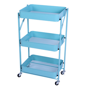 Children's toy storage rack children's shelf with wheels plastic shelf kitchen storage rack storage rack and shelf