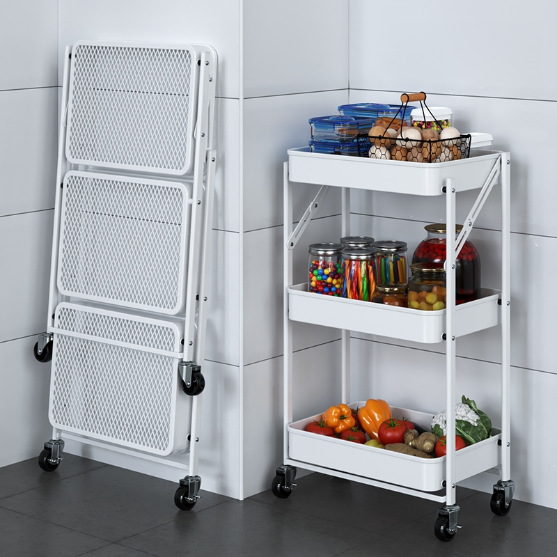 Hand carts trolley with storage cart with wheel fold soap bathroom drain rack metal shelving units plastic baby storage rack