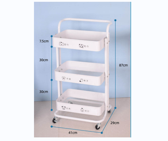 High quality Made In China multifunctional Folding Rack high quality hotel modern kitchen cart trolley