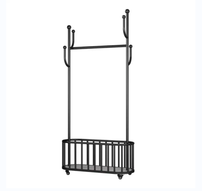 Hot Selling High Quality Stainless Steel Pretty Garment Racks Gold Boutique Clothing Rack Woman Clothes Stand