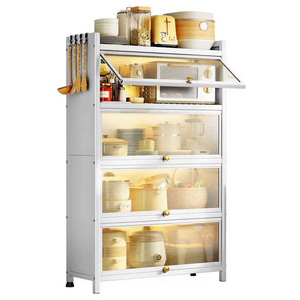 Floor-standing multi-layer corner rack vegetable basket storage rack multifunctional kitchen rotating vegetable storage rack