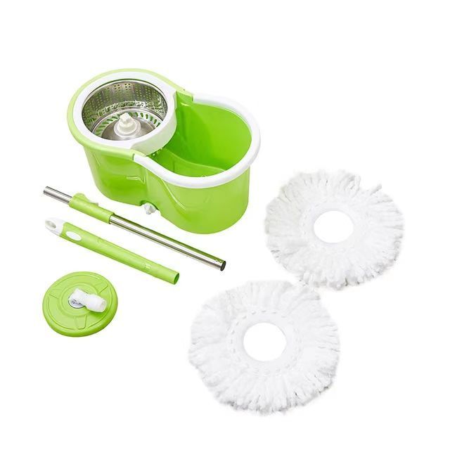 Spin mop with bucket  Housework Hand Free Floor Cleaning Easy Microfiber Long Telescopic Handle Rotating 360 Spinning Magic Mop