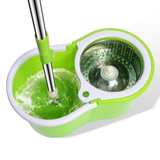 Magic rotating mop 360 household mop with microfiber mop head and stainless steel torsion bar