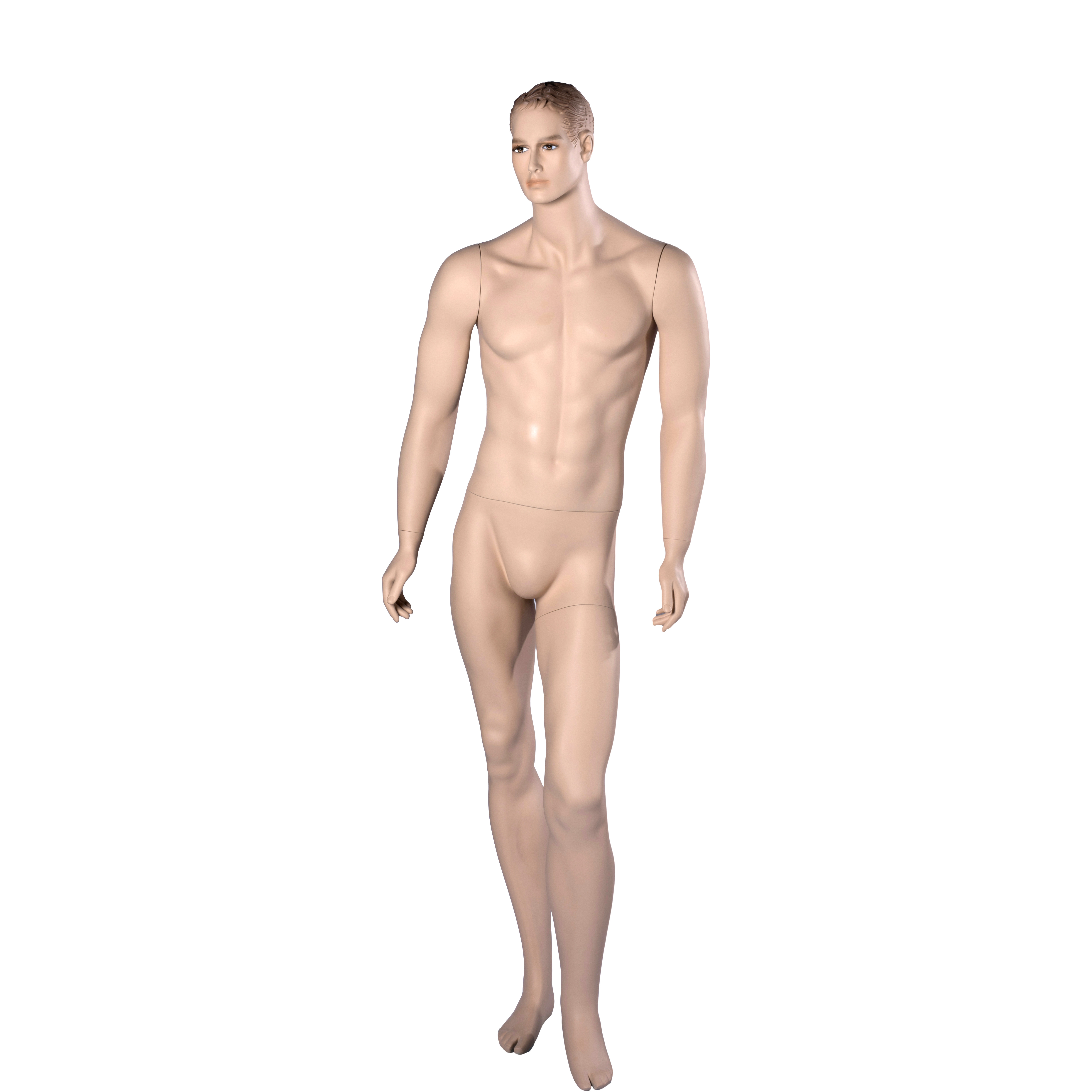 Wholesale Custom Fiberglass Male Mannequin with Make Up Men Mannequin Full Body