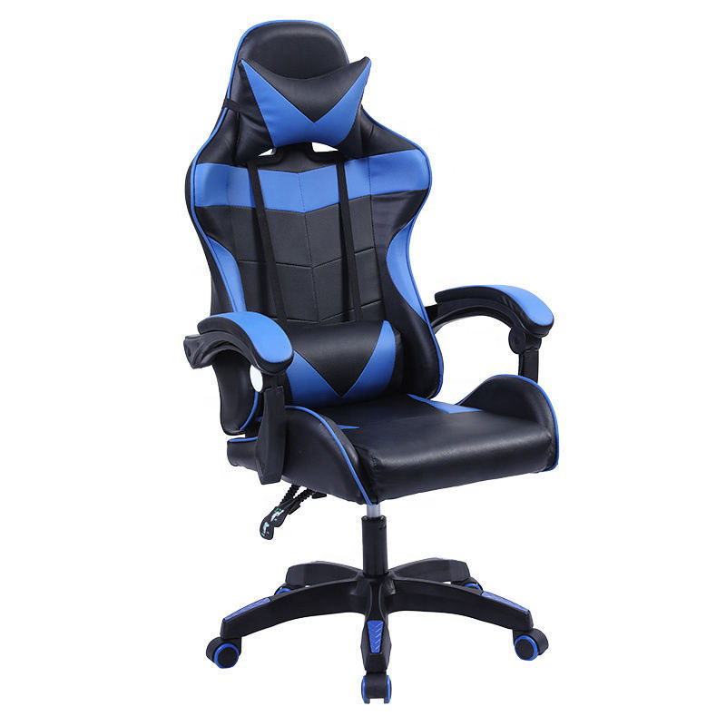 Ergonomics computer plastic PP PU leather mesh fabric gold iron metal leg boss arm swivel hello kitty gaming chair