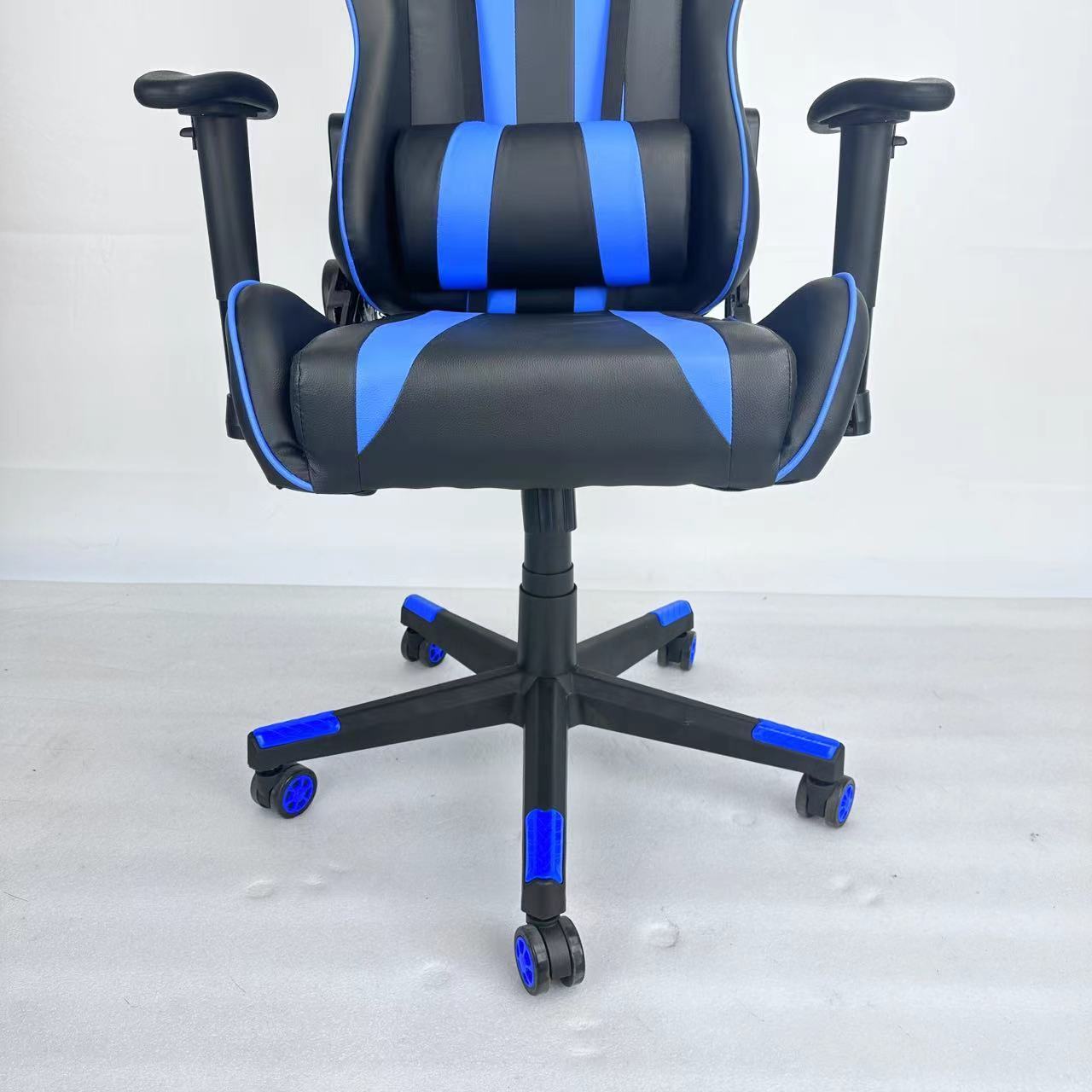 Multi-layered Synthetic Leather High Density Foam Cushions Razers Iskur Gaming Chair Game Chair With Memory Foam Head Cushion