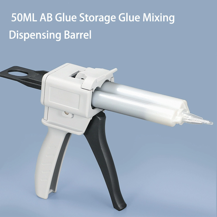 Factory Direct 4:1 50ML Plastic AB Cartridge Glue Dispensing Epoxy Adhesive AB glue Cartridge