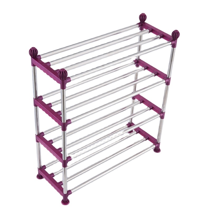 Wholesale Price Metal Stainless Steel Small Shoe Racks Locker shoe rack bracket Living Room Modern Shoe Racks