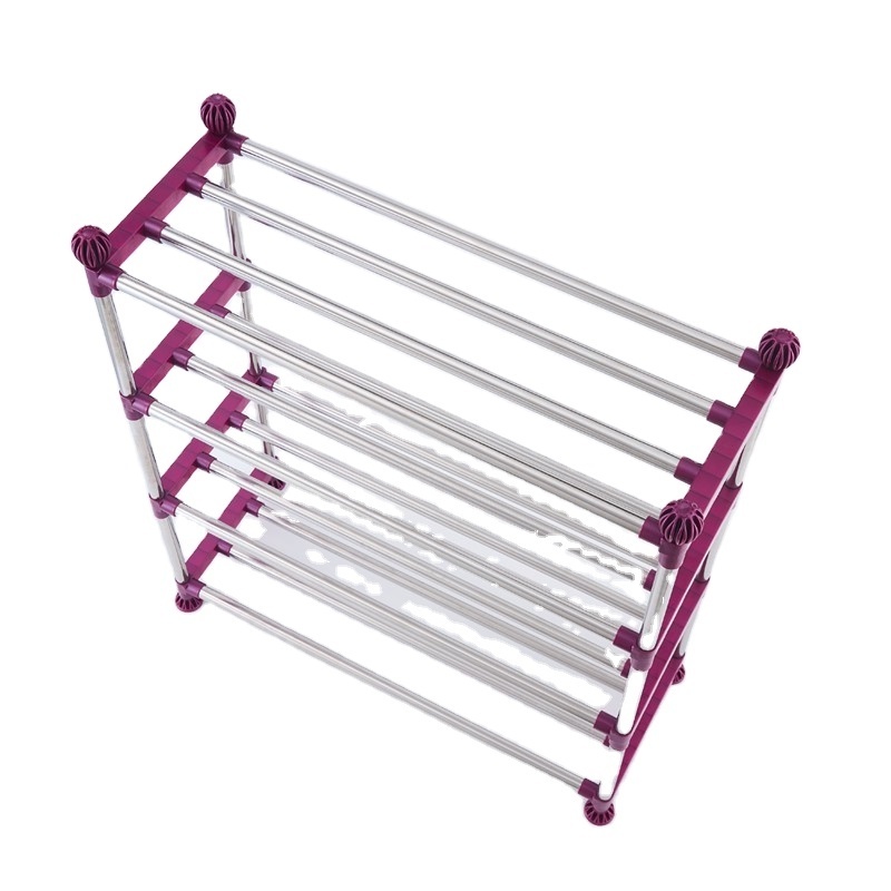 Wholesale Price Metal Stainless Steel Small Shoe Racks Locker shoe rack bracket Living Room Modern Shoe Racks