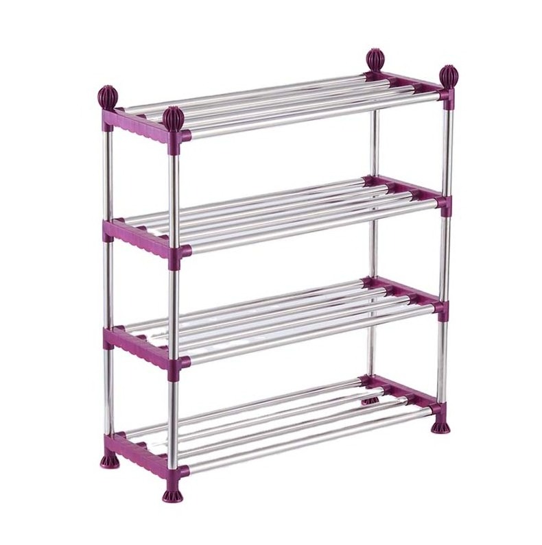 Multi storey simple household dormitory with economical special price and simple modern stainless steel shoe rack