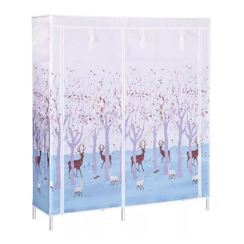 2022 manufacturer direct selling wholesale cheap folding wardrobe foldable non woven canvas wardrobe