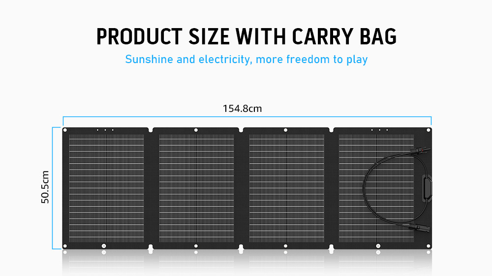 Powkey 120W A Grade Solar Power System Solar panels Mono Solar Panel Bifacial Solar Panels Solar Panels