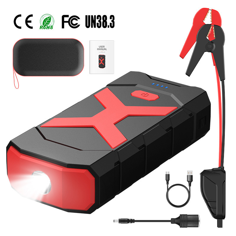 12V Car Jumper Battery Pack 2000A Jump Starter 20000mAh Booster Energy Station for Car Battery Diesel Engine