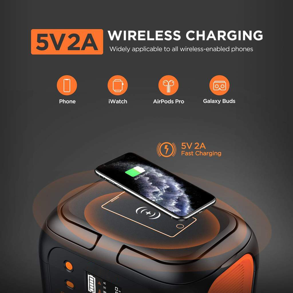 300W Portable Power Supply Unique UPS Batteries Wireless Power Bank 80000Mah Portable Power Station With Solar Charging