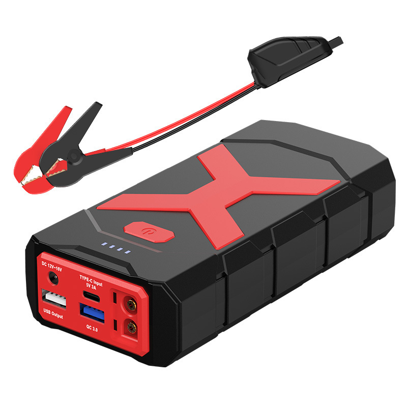 High capacity 12v booster jump starter portable power bank car starter for Gas Diesel