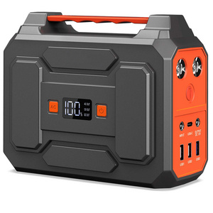 Powkey Solar backup Generator Emergency tools 100W 45000mAh 220V Lithium ion Battery Portable Power Station