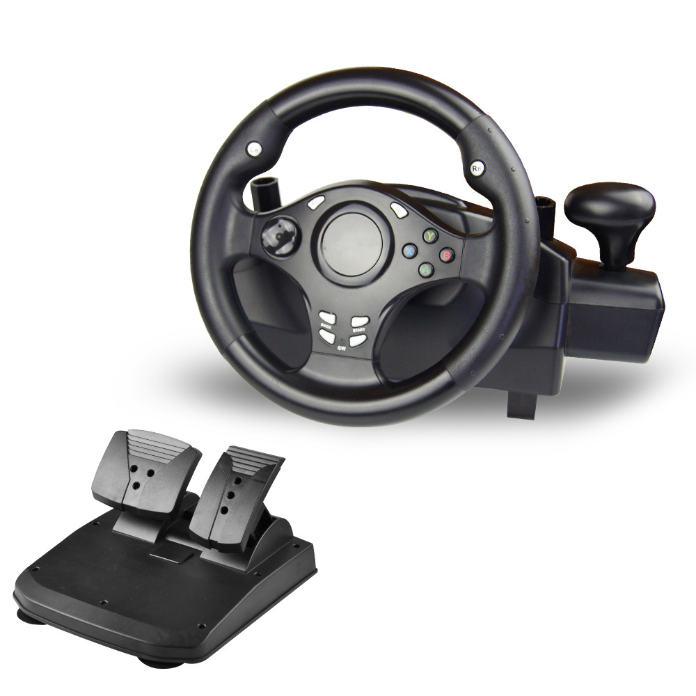 Cstar video game smart steering wheel for PS-3 PC X-one X- 360 Switch p4 racing wheel