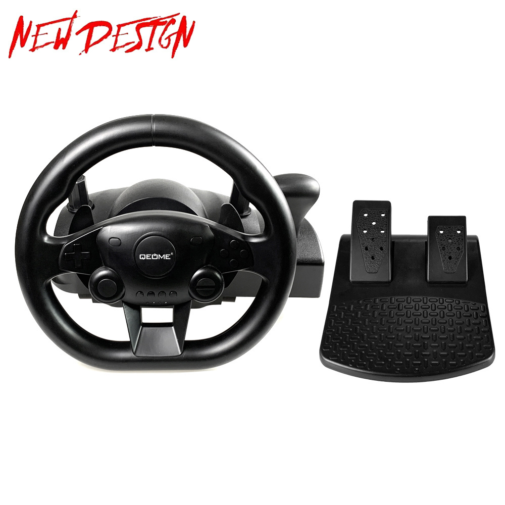 Wired 270 Degree Rotation Racing Game Steering Wheel With Pedals And Shifter For PC/Switch/p4/PS-3