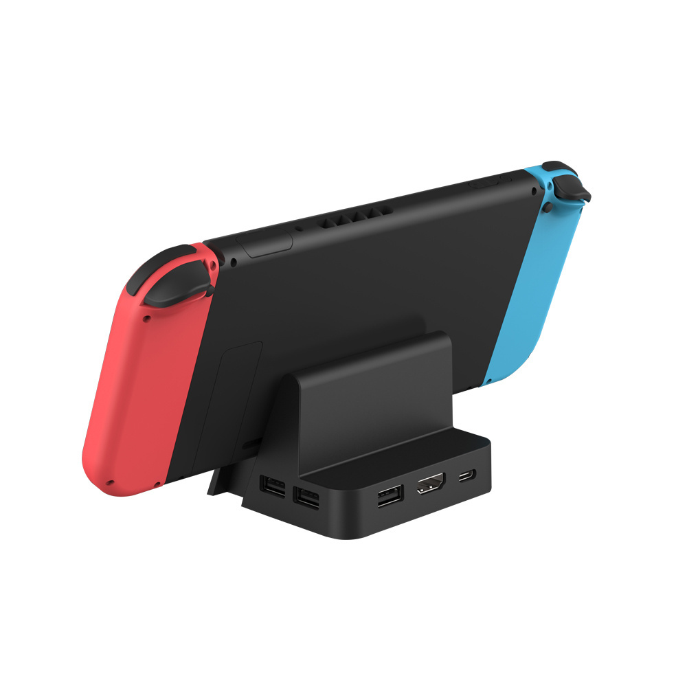 Factory Direct Supply Portable Charging Dock with 3 USB for Nintendo Switch and Switch Lite Charging Stand